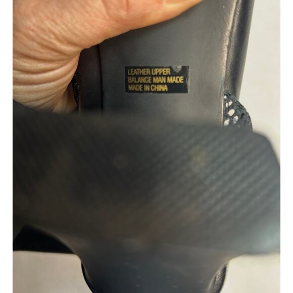 Vintage 90s Vis a Vie black chunky Square Toe Mid calf boot size 8.5 - Picture 12 of 13